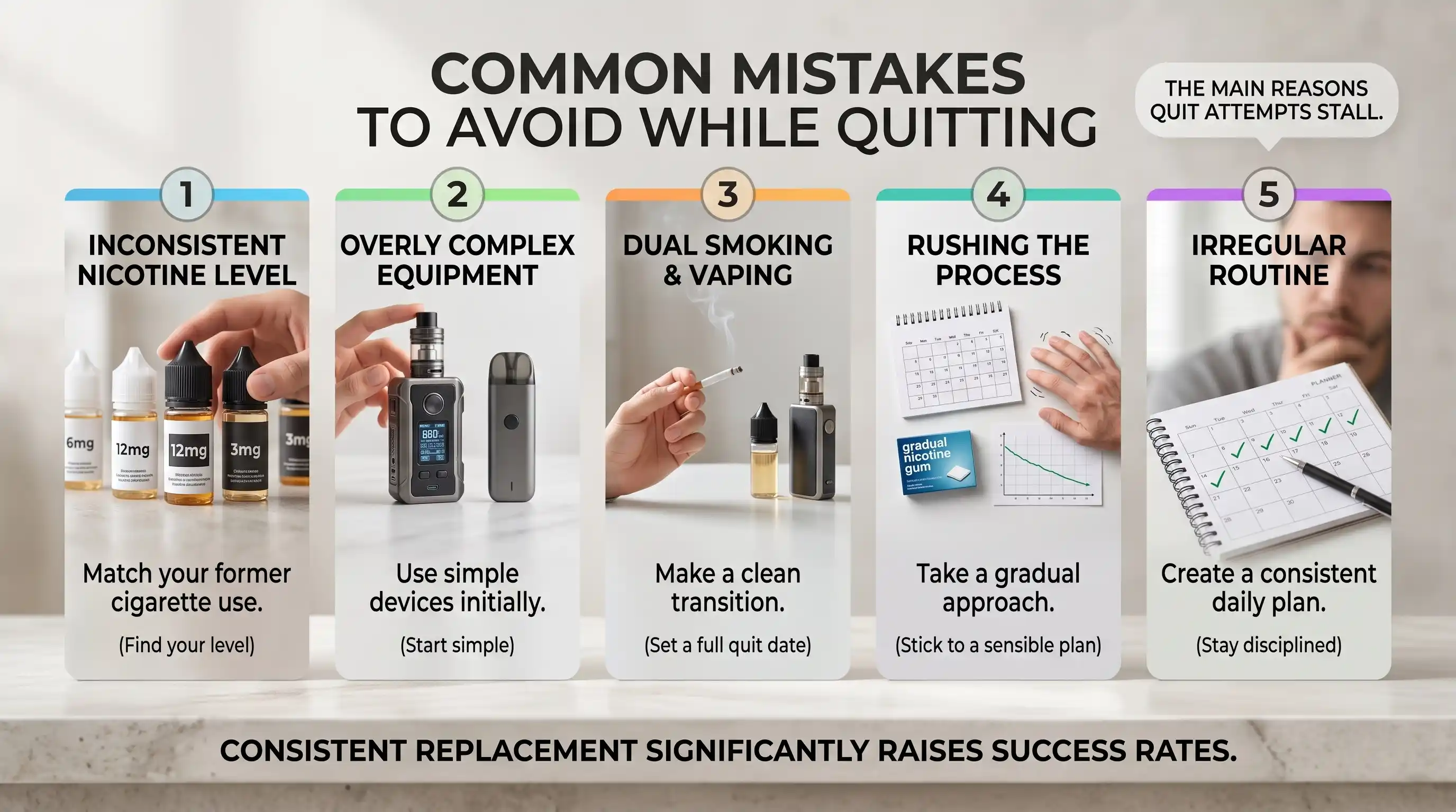 Common Mistakes That Stop You From Quitting