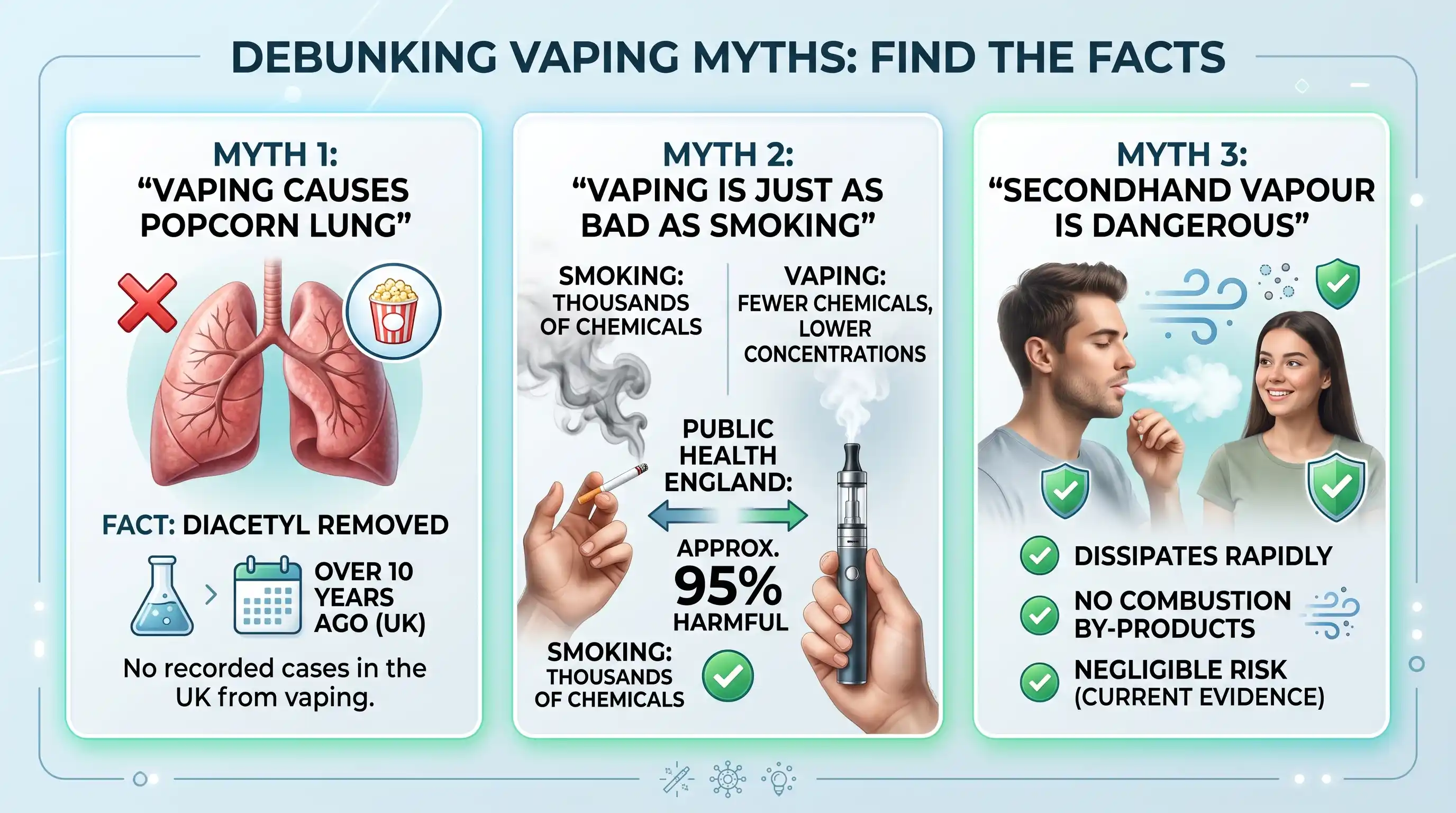 Common myths about vaping debunked