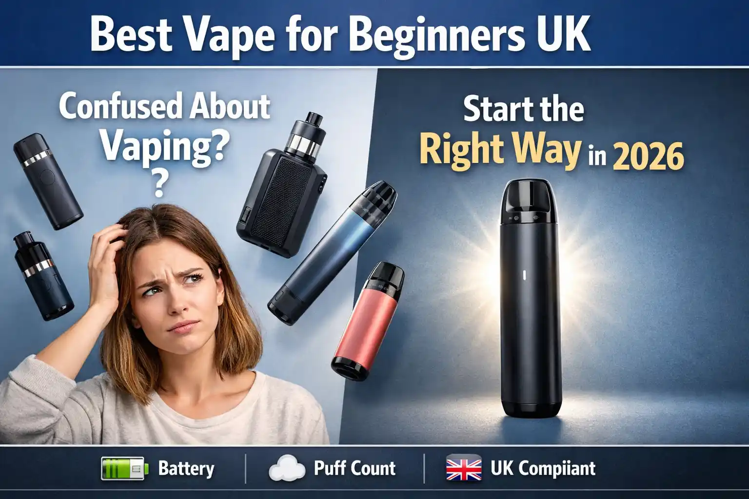 Choose the Best Vape for Beginners UK (2026 Guide)