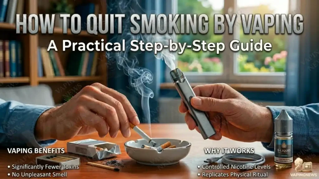 How to Quit Smoking Using Vaping in the UK (2026 Guide)