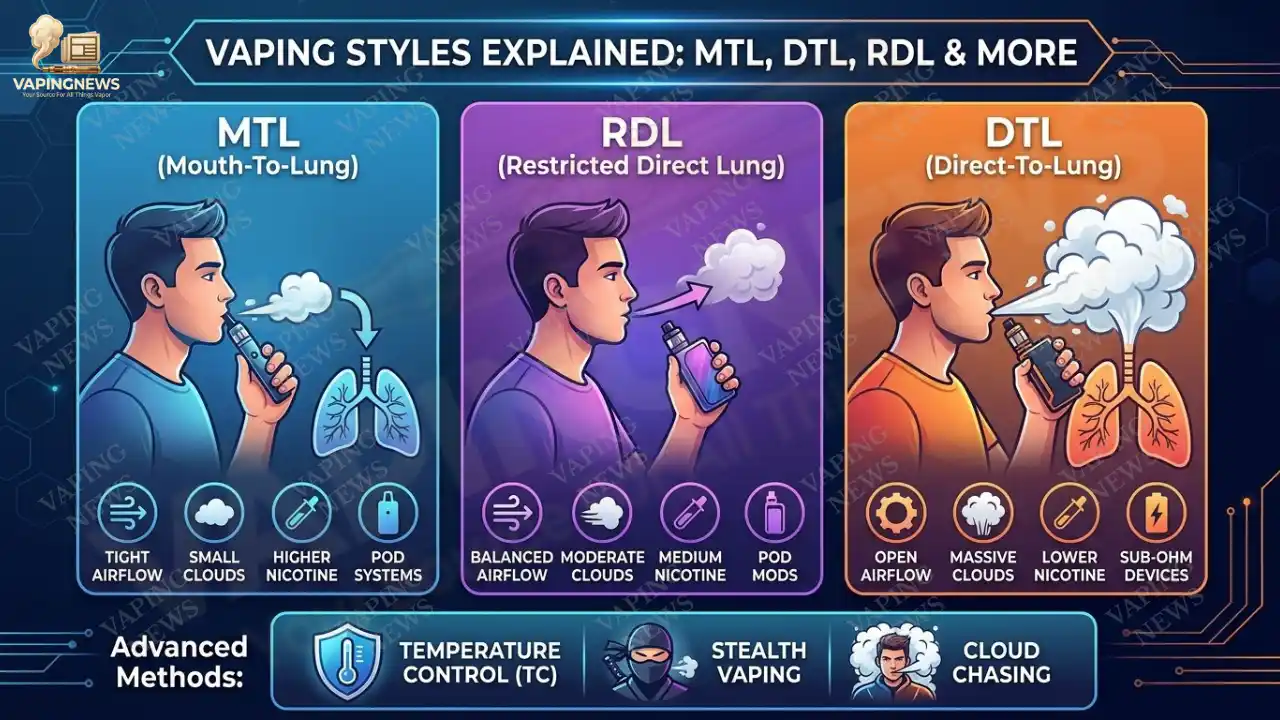 MTL vs DTL Vaping Explained Understanding Different Vaping Styles in the UK