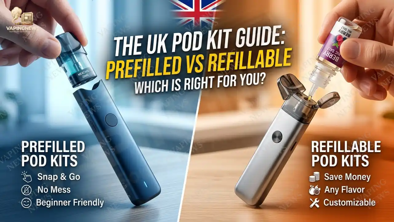 Prefilled Pod Kits vs Refillable Pods UK (2026 Guide)