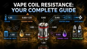 Vape Coil Resistance Explained | UK Beginner Guide Vape Coil Resistance Explained | UK Beginner Guide