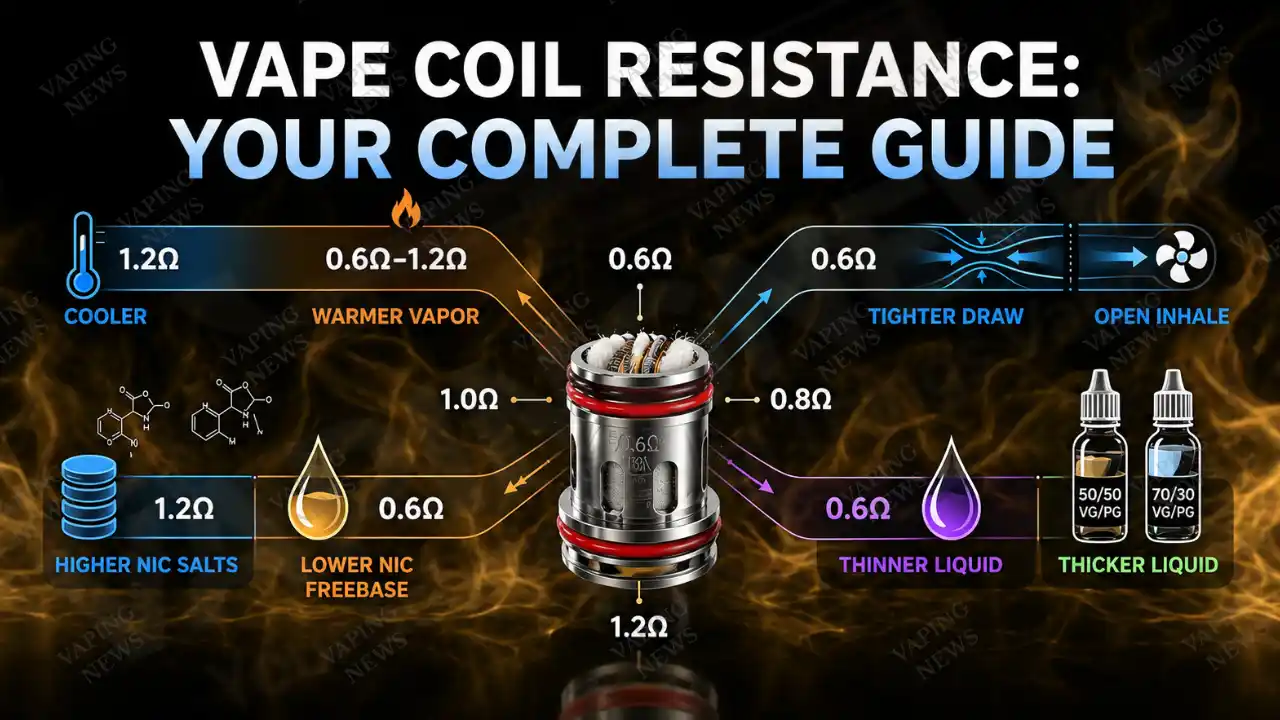 Understanding Vape Coil Resistance: A Beginner’s Guide for UK Vapers in 2026