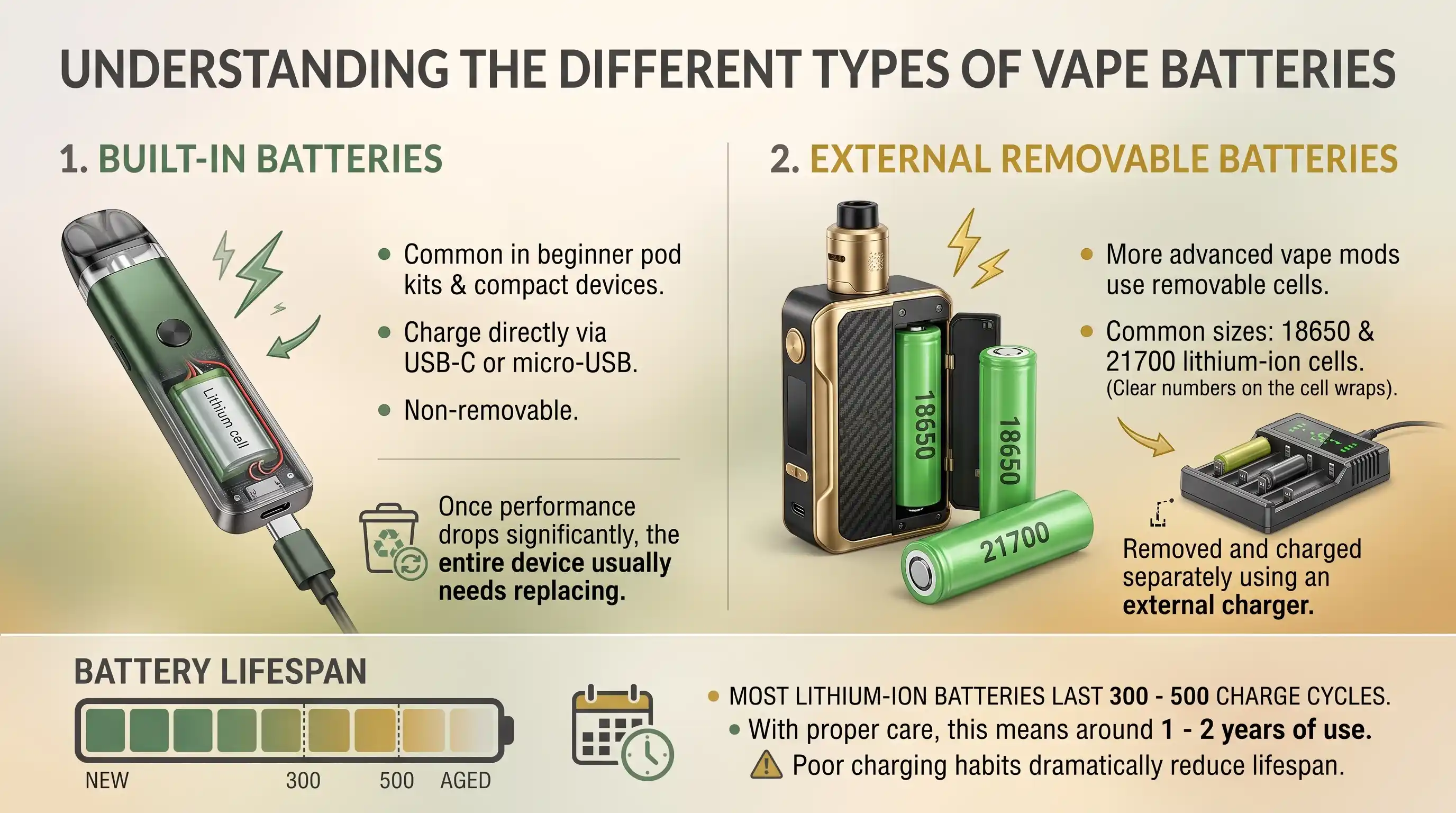 Understanding the Different Types of Vape Batteries