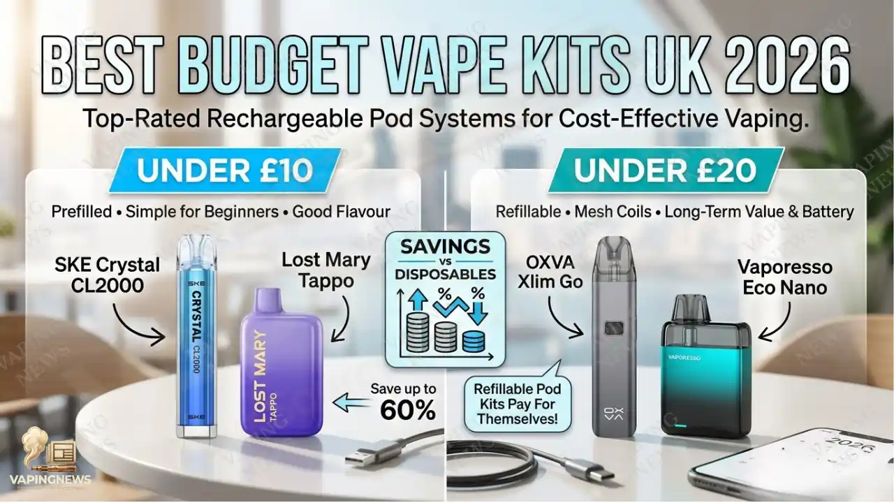 Best Budget Vape Kits in the UK for 2026 Affordable and High-Quality Choices