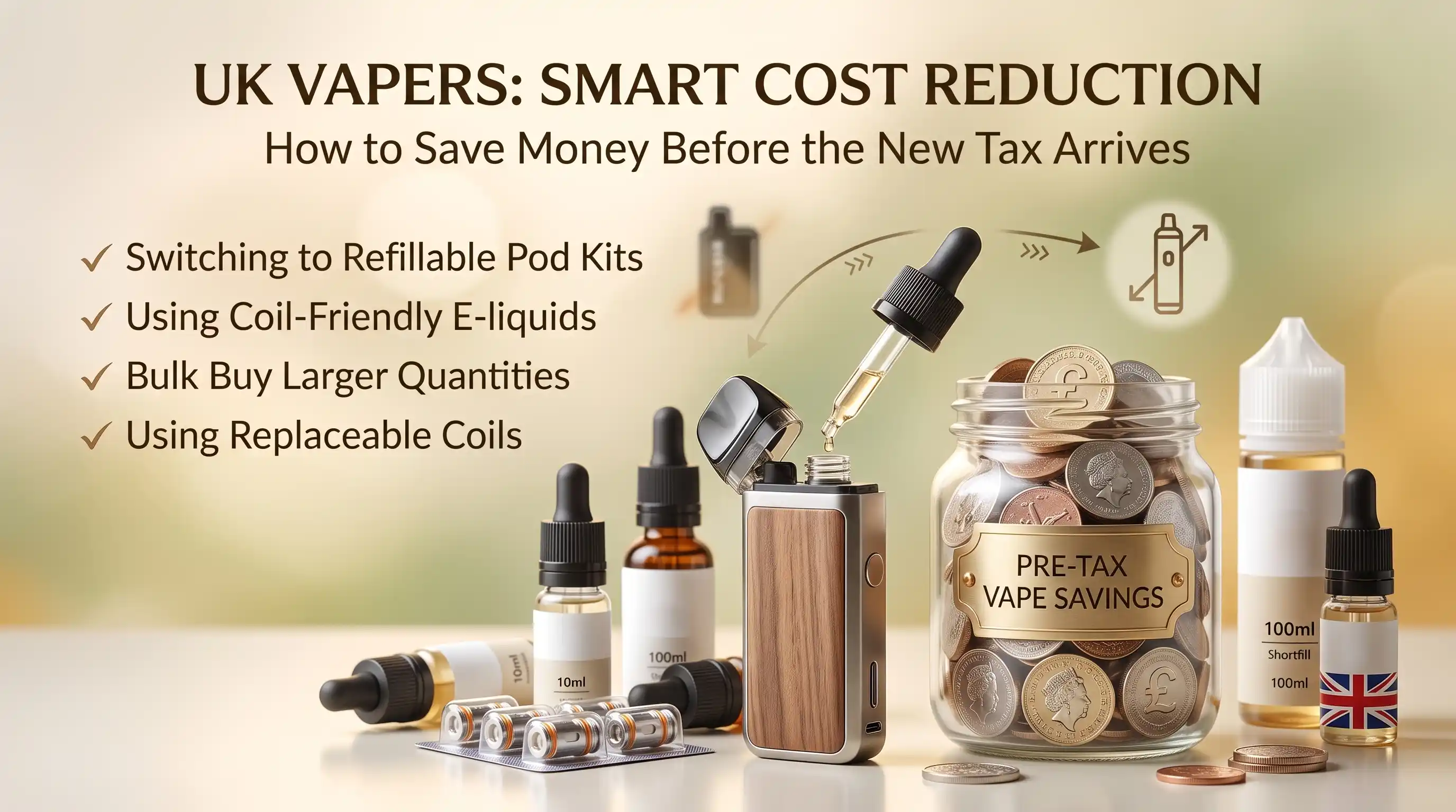 How UK Vapers Can Reduce Costs Before the Tax Arrives