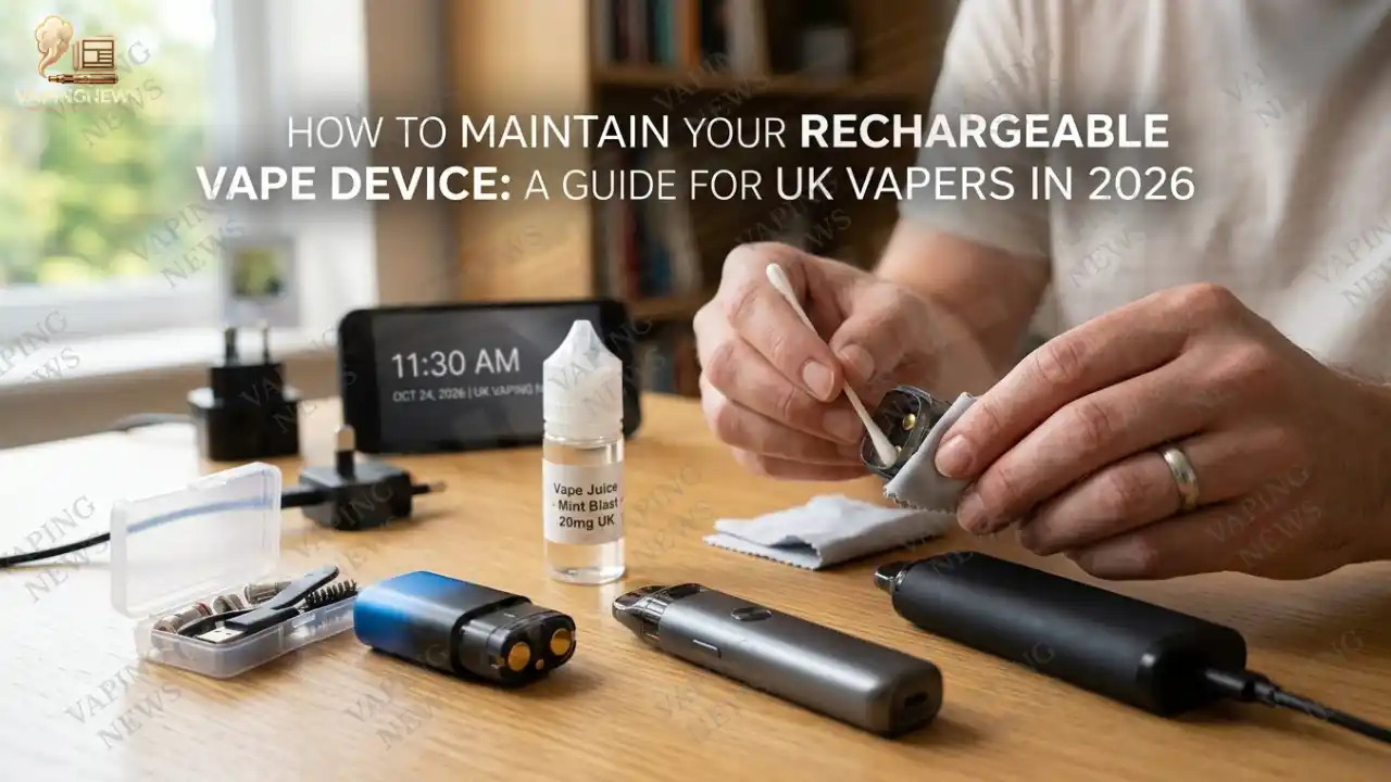 How to Maintain Your Rechargeable Vape Device