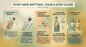 Stop Vape Spitting Step Fixes