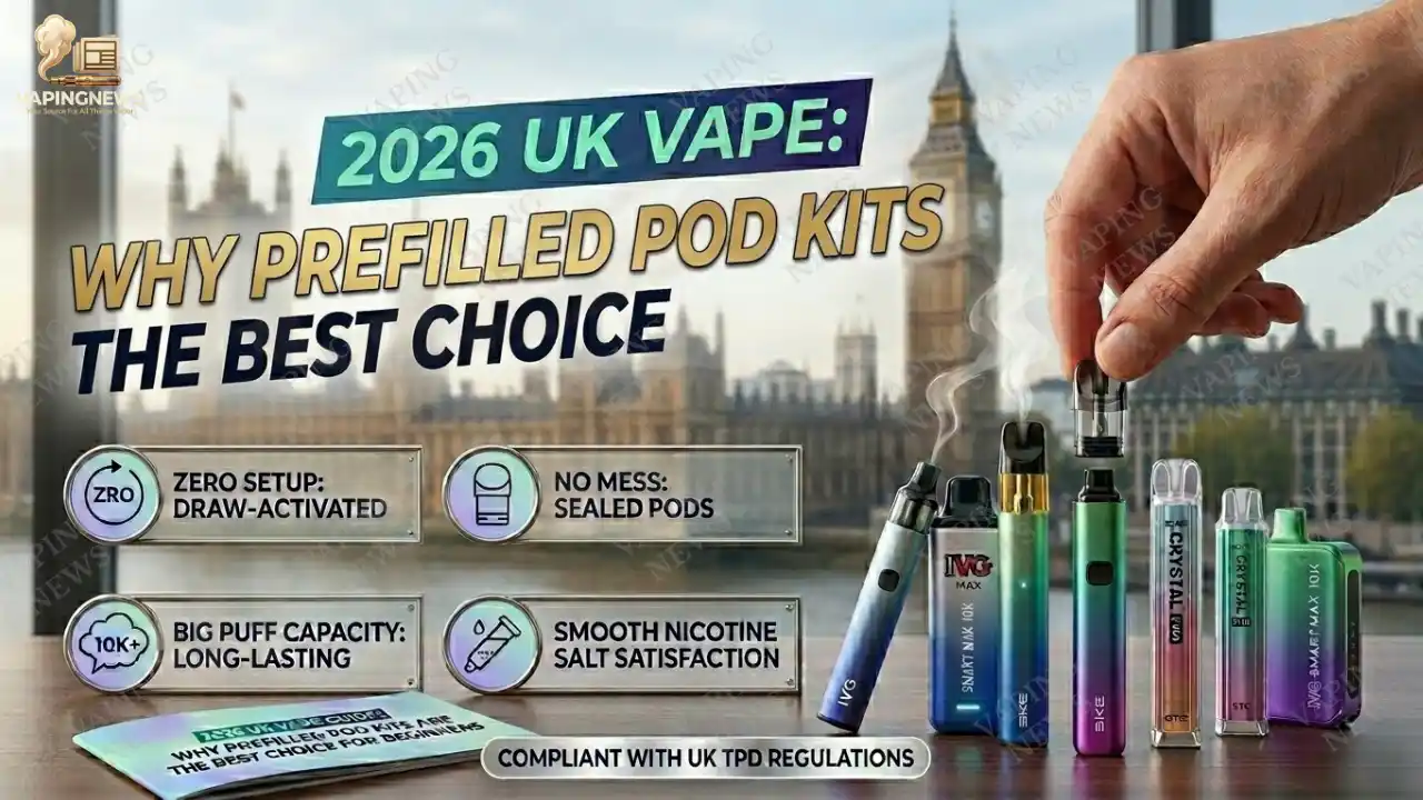 The Best Prefilled Pod Kits for Beginners in the UK A 2026 Guide to Easy Vaping