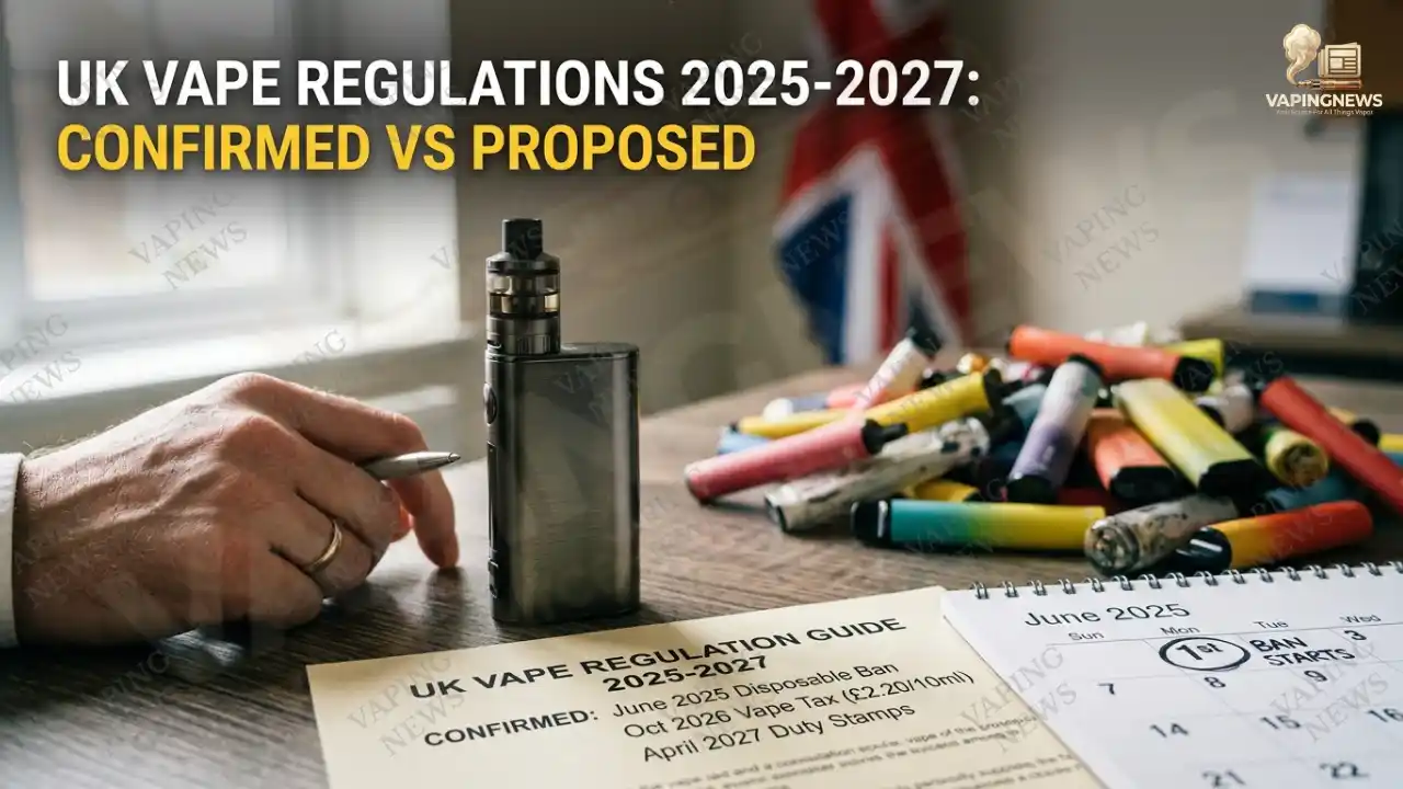 UK Vape Regulations 2025-2027 Confirmed VS Proposed