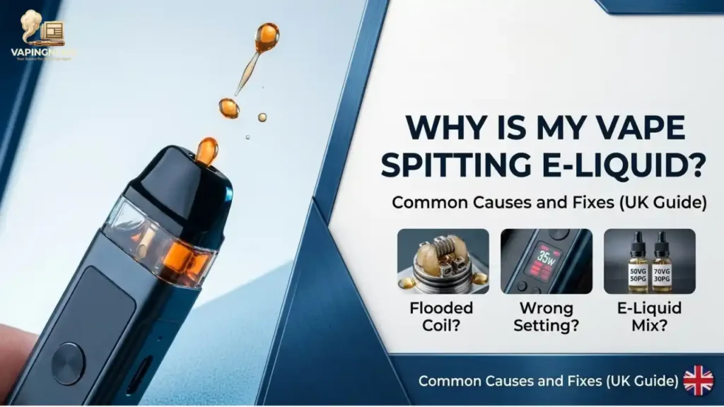 Vape Spitting E-Liquid? How to Fix Spitback Fast in 2026