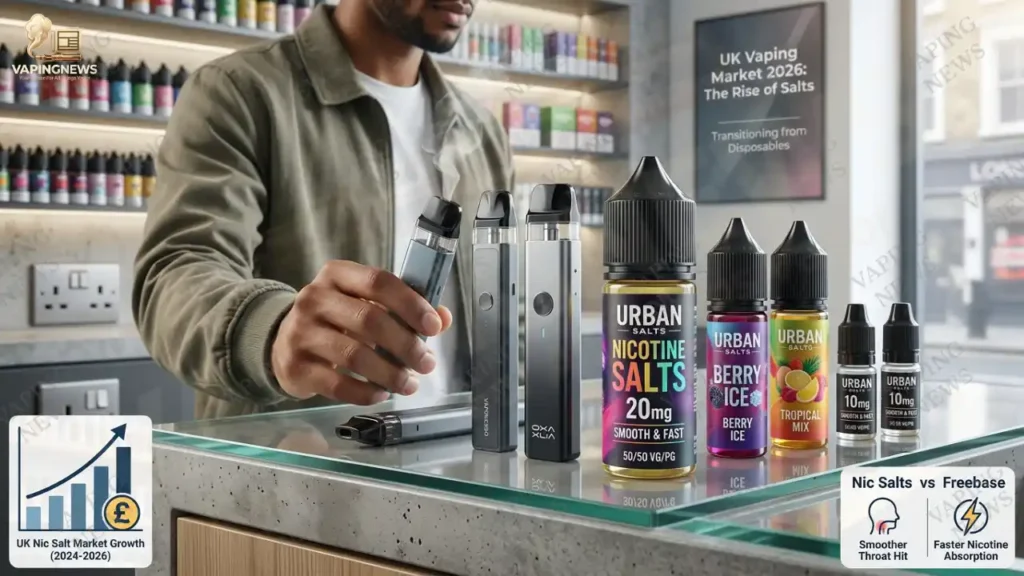 Why Nicotine Salts Are Dominating the UK Vape Market in 2026