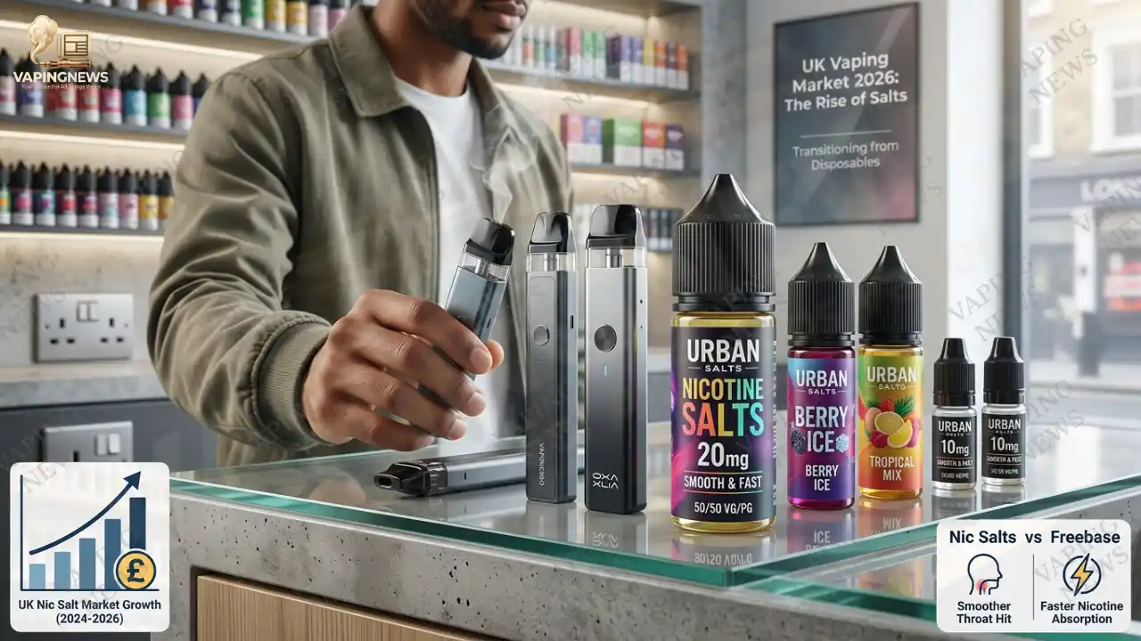Why Nicotine Salts Are Dominating the UK Vape Market in 2026