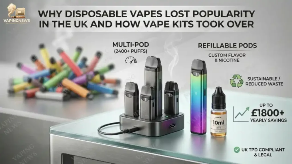 Why Disposable Vapes Lost Popularity in the UK and How Vape Kits Took Over