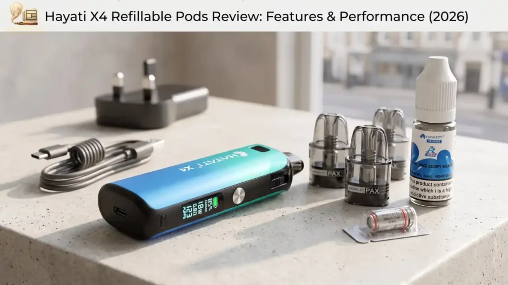 Hayati X4 Refillable Pods Review: Features, Performance & Real UK User Experience (2026 Guide)