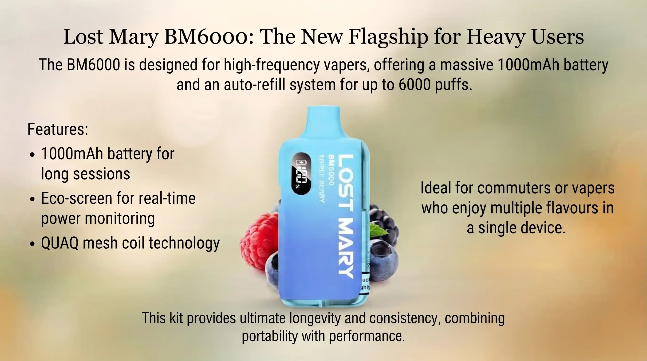 Lost Mary BM6000 Heavy Users' Choice