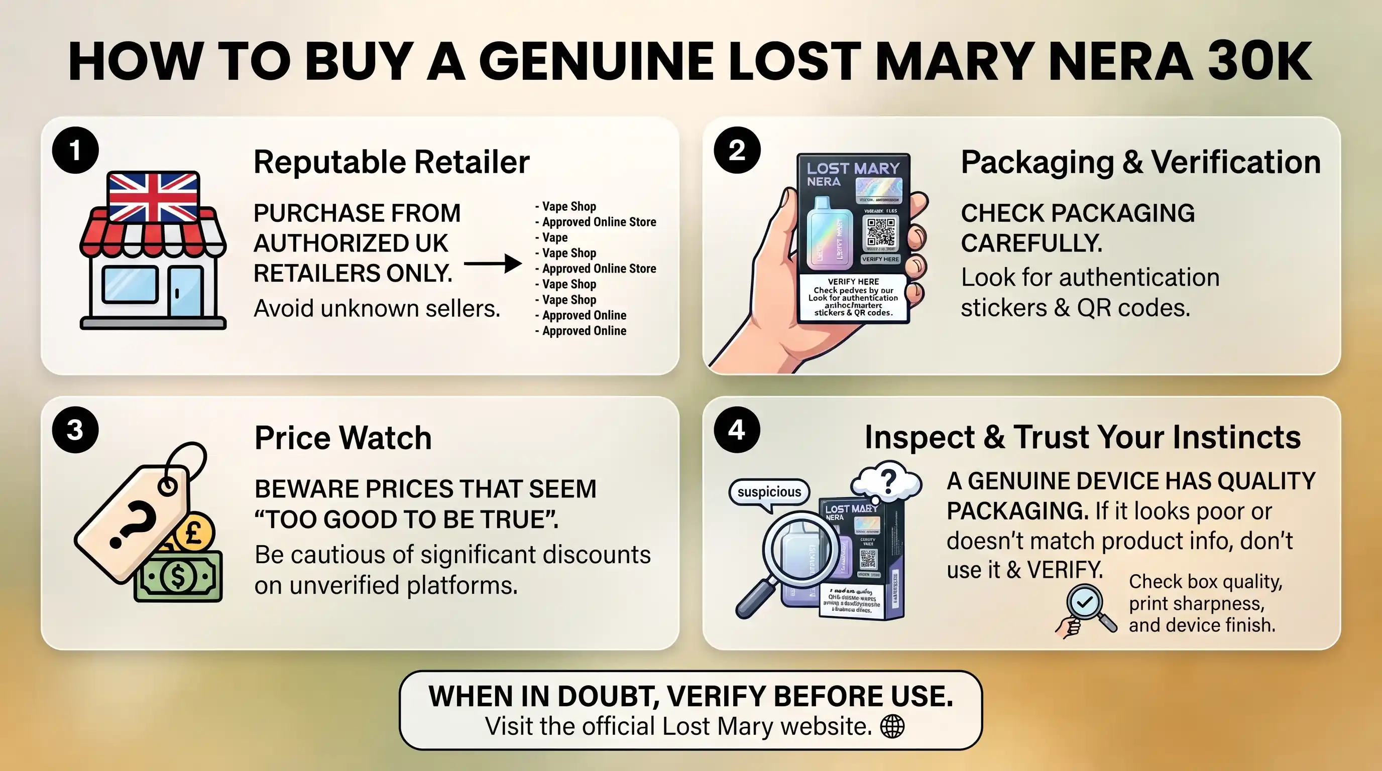 How to Buy a Genuine Lost Mary Nera 30K