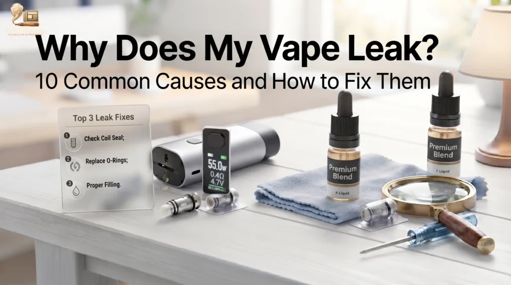 Why Does My Vape Leak 10 Common Causes and How to Fix Them