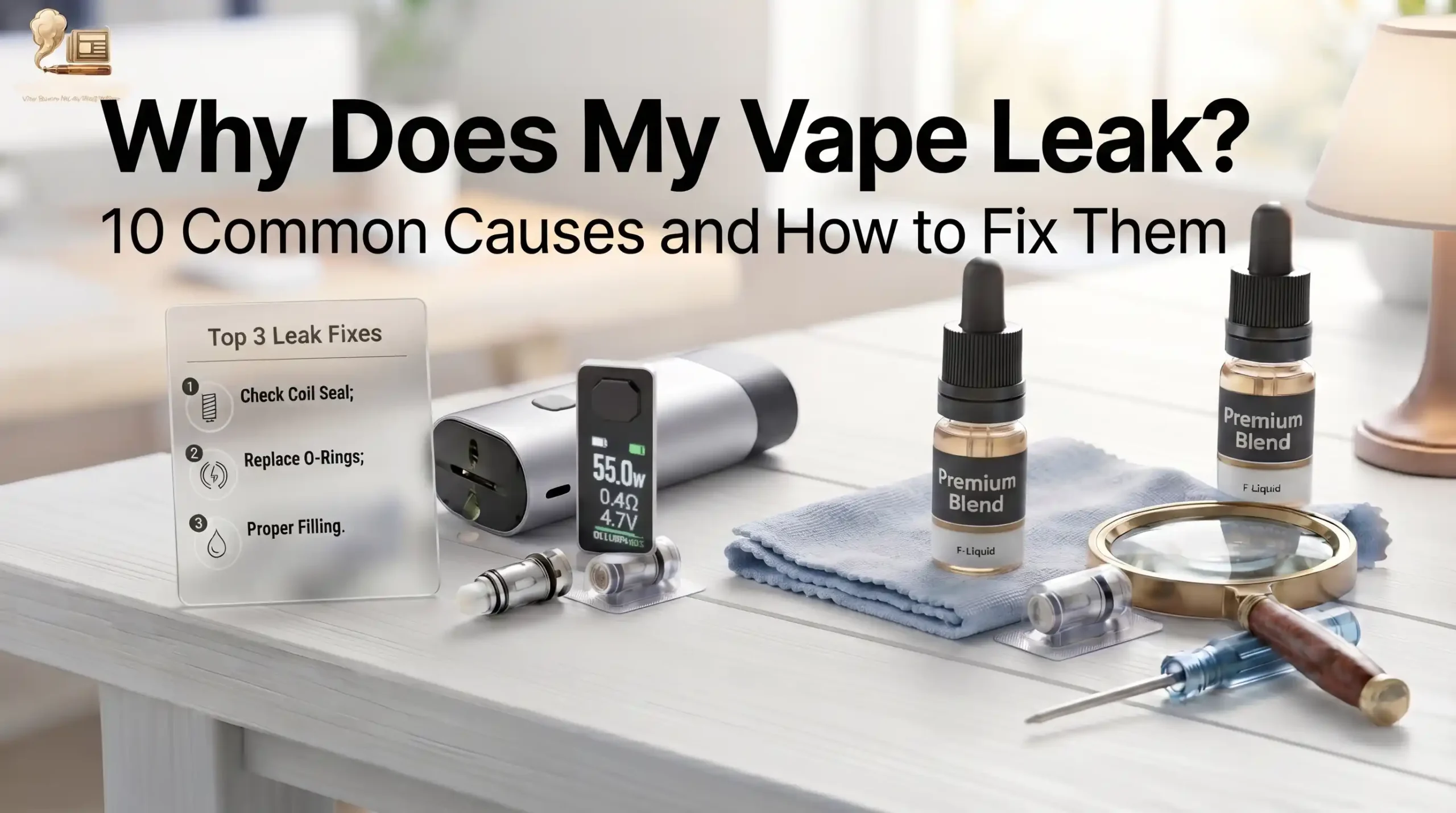 Why Does My Vape Leak 10 Common Causes and How to Fix Them