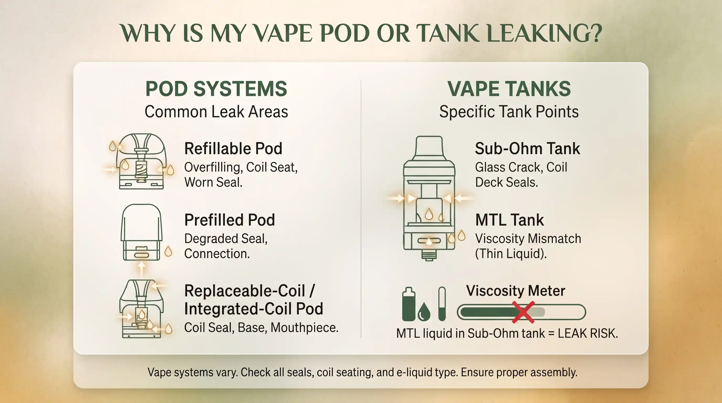 vape tank leaking Why Does My Leak lost mary | lost 420 Savings Choose Flavor:Mexican Mango Ice